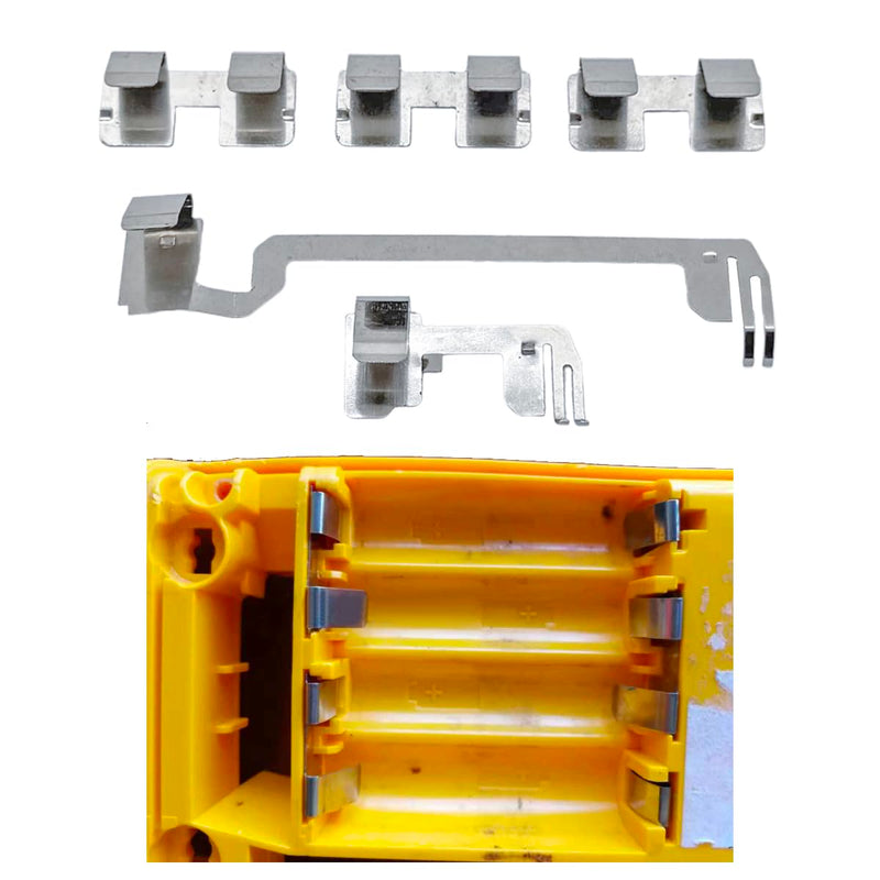 [Australia - AusPower] - Battery Compartment Contact Piece Replacement for Fluke 187 189 725 726 87/89 4 Generation Multimeter Battery Spring Contact Plate/Batteries Holder Fixing Clip 