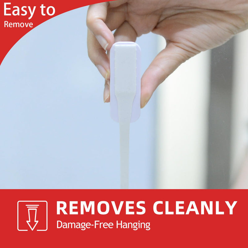 [Australia - AusPower] - 48 Large Hanging Strips Refill, No Damage Adhesive Strips for Wall Hooks, Removable Picture Hanging Strips，Wall Sticky Double Sided Tape Heavy Duty Variety Pack 48pcs-L 