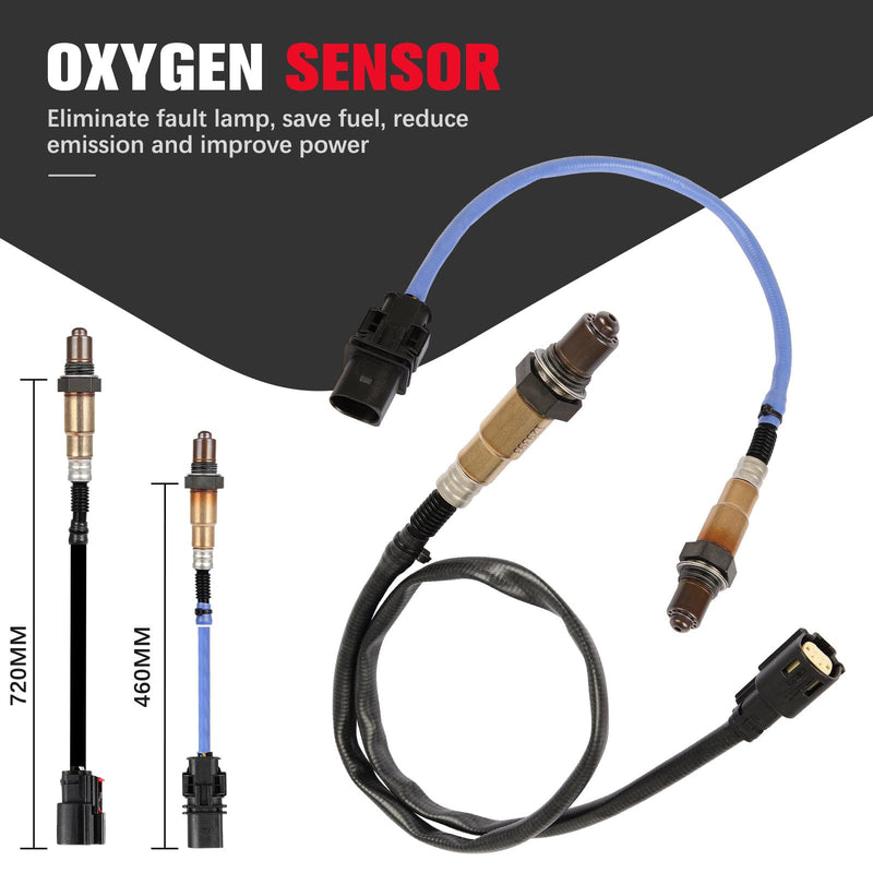 [Australia - AusPower] - O2 Oxygen Sensor Upstream Downstream Compatible for Ford Focus 2012 2013 2014 234-5113 234-4575 2PCS 