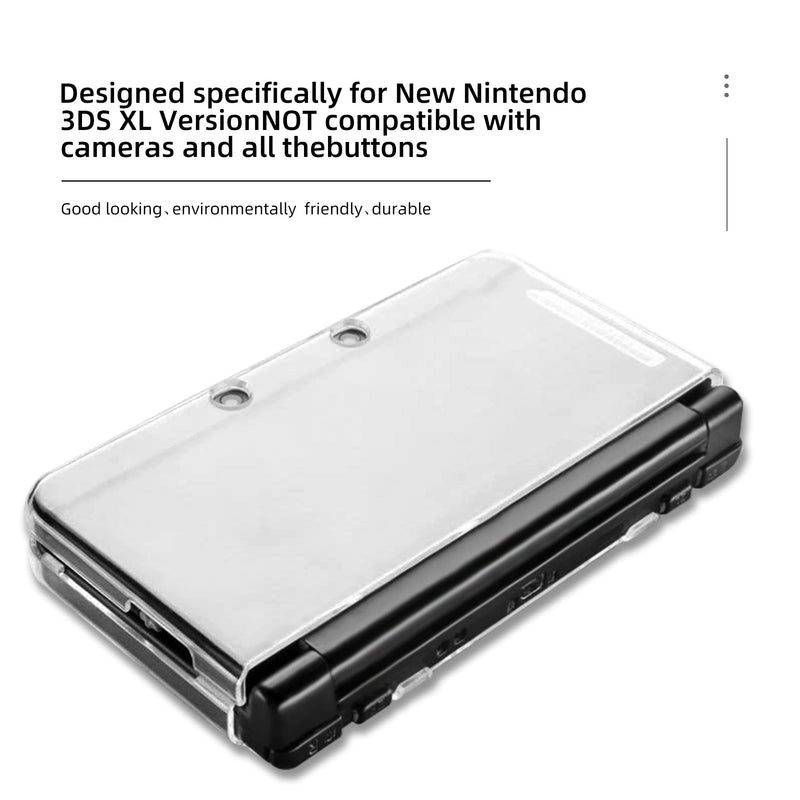[Australia - AusPower] - New 3DS XL Protective Shell, Ultra Clear Crystal Transparent Hard Case for Nintendo New 3DS XL 