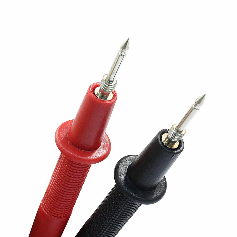 [Australia - AusPower] - Zorfeter 2pcs 85cm Long Multimeter Test Leads, CAT III 1000V 10A Digital Multimeters Cables, Right Angle Banana Plug Electrical Test Lead Probe Cable(Black, Red) 