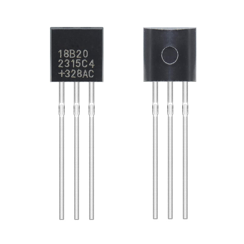 [Australia - AusPower] - DS18B20 Temperature Sensor Digital Thermometer -55°C to 125°C (Pack of 10pcs) DS18B20 