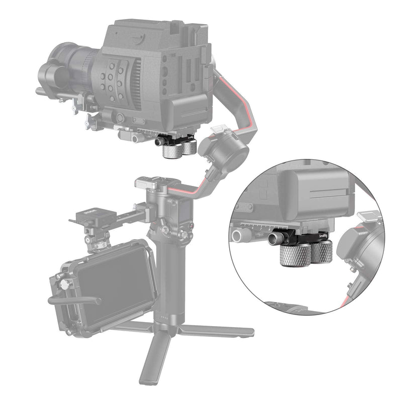 [Australia - AusPower] - SMALLRIG Counterweight Kit Compatible with DJI RS2/RSC2/RS 3/RS 3 Pro and for Zhiyun Crane 2S/3S/Weebill S and for Moza Air 2/AirCross 2 Gimbal Stabilizers - 3125 