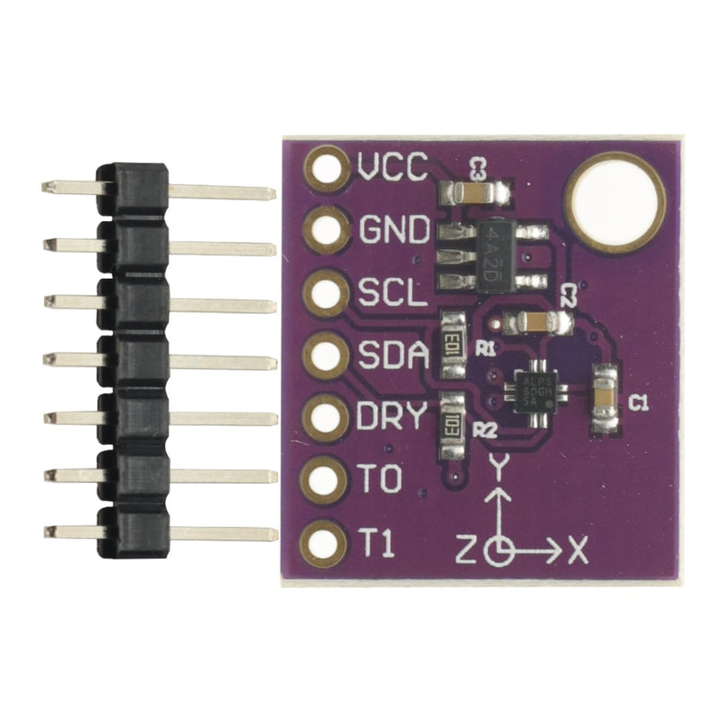[Australia - AusPower] - HSCDTD008A 3-Axis Three Axis Magnetometer Compass Magnetic Sensor Module 3.3V to 5V IIC I2C Interface for Arduino Project 