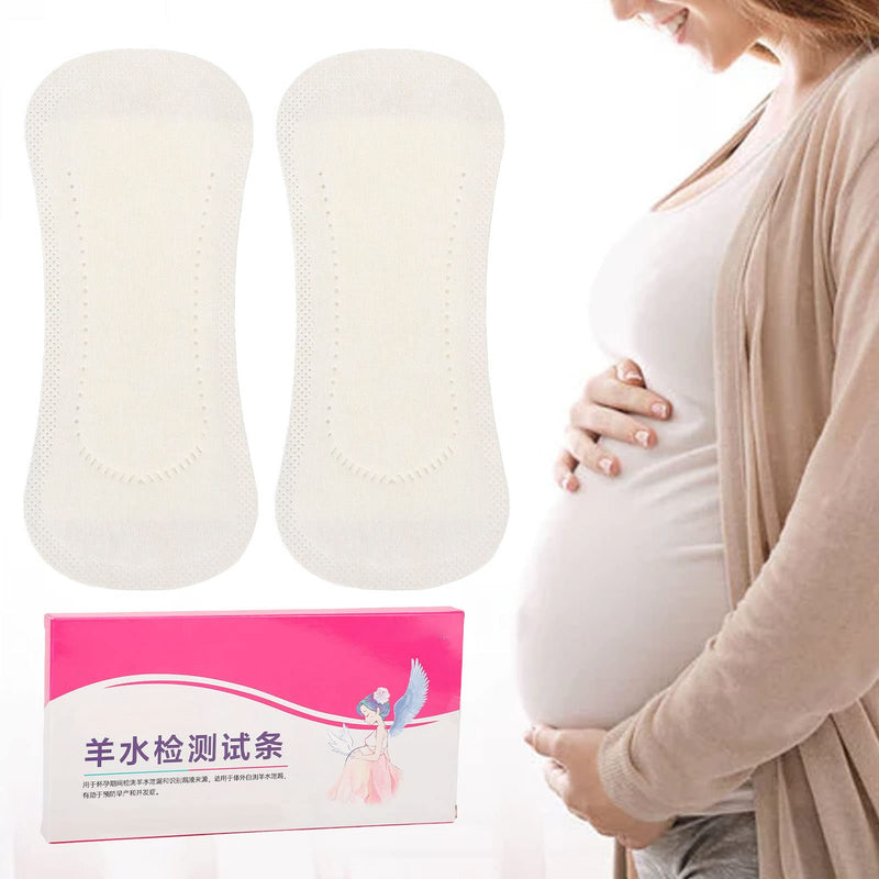 [Australia - AusPower] - 2pcs Amniotic Fluid Test Strip Maternity Home Easy to Use High Sensitivity Feminine PH Test Strips with Amniotic Fluid Control Chart for PH Value Detection 