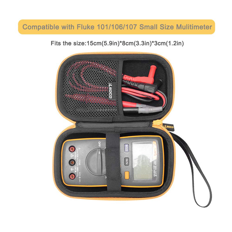 [Australia - AusPower] - RLSOCO Hard Case for Fluke 101/106/107 Handheld Digital Multimeter (Case Only) 