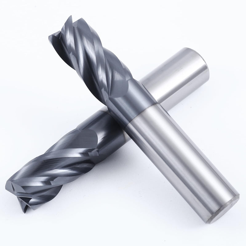 [Australia - AusPower] - ISB Carbide Square End Mill Bits, 4 Flute 5/8'' Micro Grain Carbide Mill Bits for Alloy Steels/Hardened Steels, Perfect Ideal for DIYers and Professionals, 1 Piece 5/8 in 
