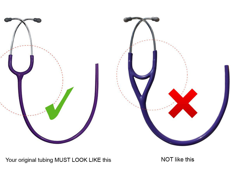 [Australia - AusPower] - (Stethoscope Binaural) Replacement Tube by Reliance Medical compatible with Littmann® Classic II SE Stethoscope - TUBING (PURPLE) 