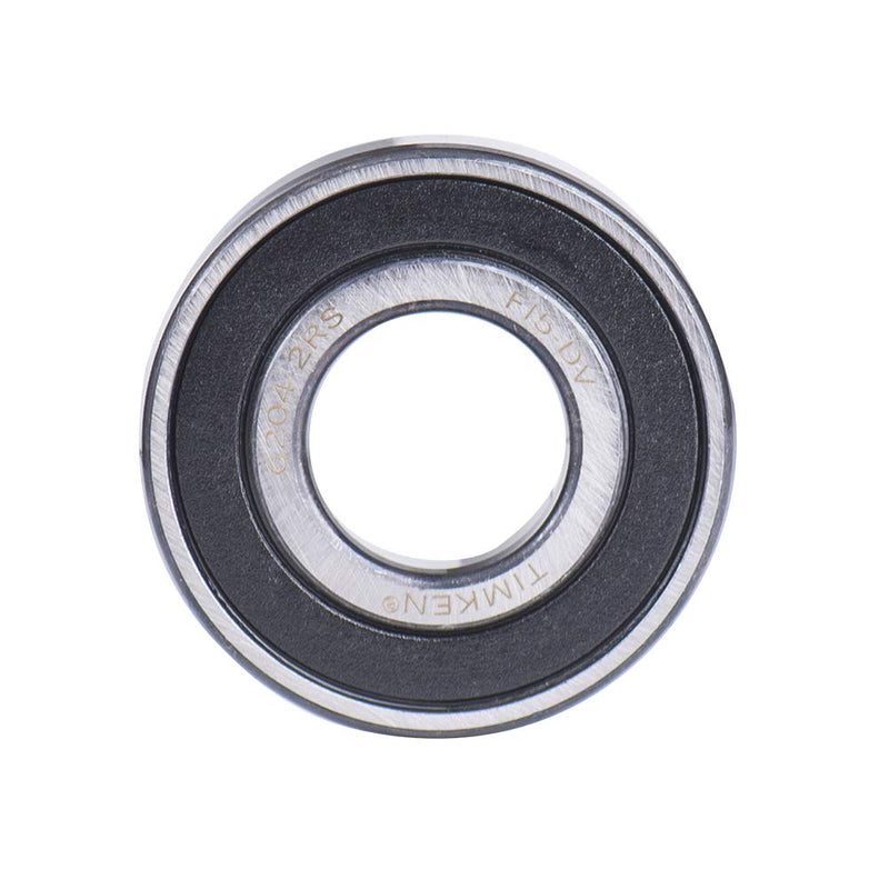 [Australia - AusPower] - TIMKEN 6204-2RS 2PACK Double Rubber Seal Bearings 20x47x14mm, Pre-Lubricated and Stable Performance and Cost Effective, Deep Groove Ball Bearings 