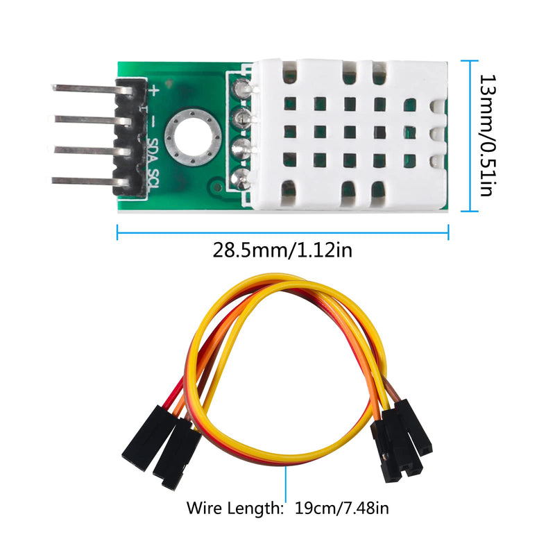 [Australia - AusPower] - 3PCS SHTC3 High Precision Digital Temperature and Humidity Sensor Measurement Module I2C Communication Better Than AM2302 DHT22 