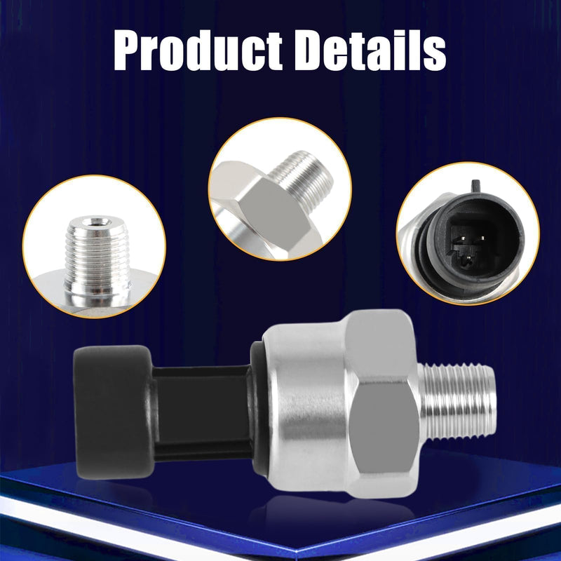 [Australia - AusPower] - 100 PSI Pressure Transducer Sensor with Connector Harness, 1/8"NPT Thread Stainless Steel Pressure Transmitter for Oil Fuel Water Air 100PSI 