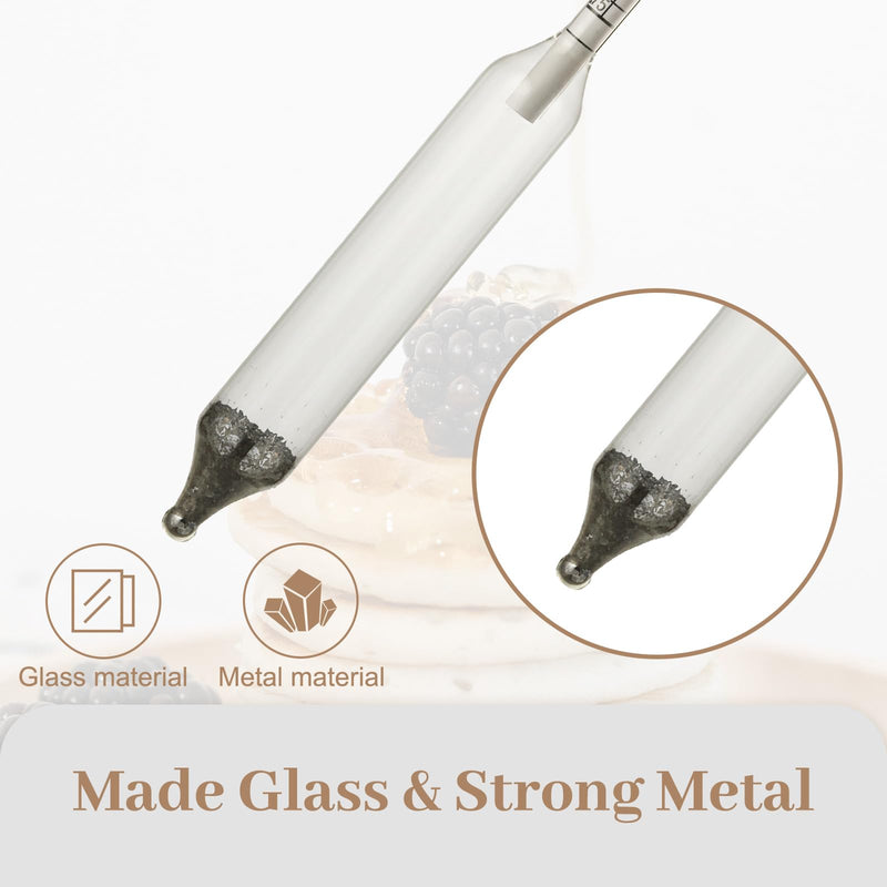 [Australia - AusPower] - Maple Syrup Hydrometer, Baume and Brix Scale, Maple Syrup Density Kit Syrup Hydrometer for Measure Sugar and Moisture Content (Density) of Boiled Sap Maple Syrup Hydrometer 