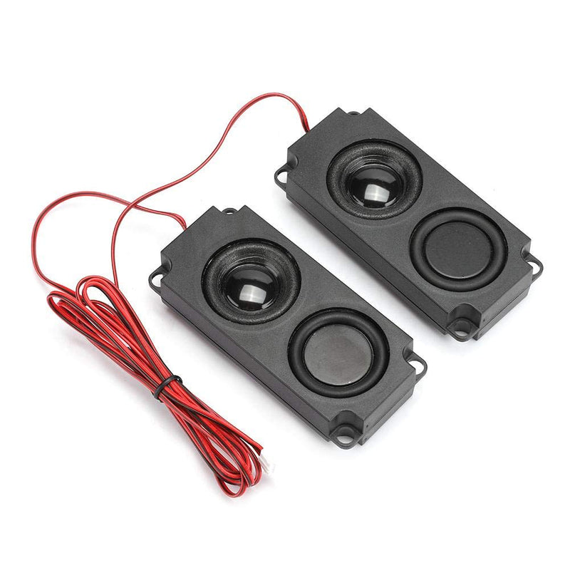 [Australia - AusPower] - Loudspeaker,8Ω 5W Portable Heavy Bass Audio Cavity 40mm Magnetic Dual Speaker for TV Monitor,High Sensitivity,Great Performance 