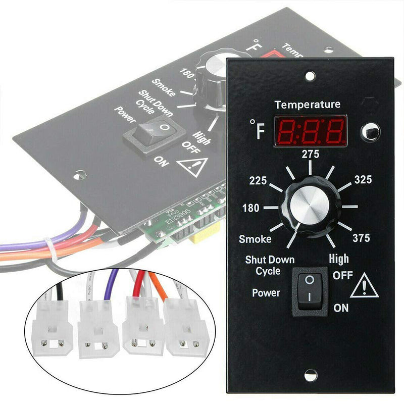 [Australia - AusPower] - Digital Thermostat Controller, LED Display Temperature Control Panel Barbecue Grill Replacement Part, Replacement Thermostat Kit Parts Digital Pro Controller for All Traeger AH-038-F 