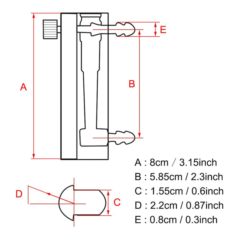 Gas Flow Meter, Oxygen Flowmeter Flow Meter 0-3LPM Flow Meter with Control Valve for Oxygen/Air/Gas