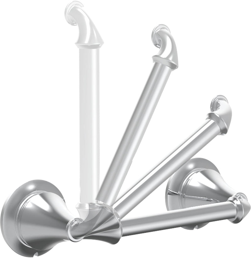 Delta Pivoting Toilet Paper Holder | Polished Chrome | Wall Mount | Linden Bathroom Accessories 11 x 4.5 x 3.25 Inches