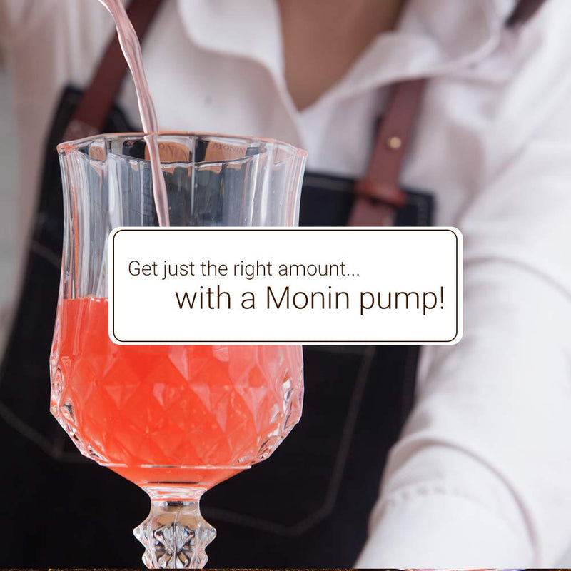 [Australia - AusPower] - Monin - Syrup Pump, Only Compatible with 750 Milliliters Glass Bottles of Monin Syrup, Tip Cover Included, Approximately ¼ Fluid Ounce Per Pump 