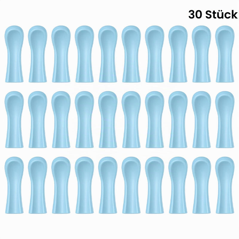 Pack of 30 Silicone Ear Wax Removal Tips, Ear Cleaner Replacement Tips for Ear Cameras, Ear Spoons, Ear Spoon Accessories for Ear Wax Removal Otoscope, Replacement Tips for Ear Suckers