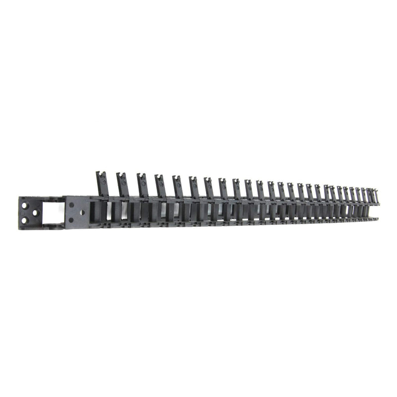 [Australia - AusPower] - 1Meter/39.4Inch Drag Chain Cable Carrier 10x15mm Open Type R18 Cable Chain Wire for 3D Printer and CNC Machines Comes with a Pair End Connectors,1pcs Screwdriver Tool 