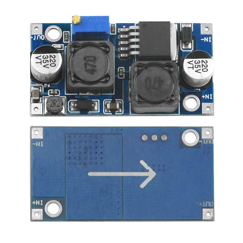 5pcs XL6009 DC-DC Buck Boost Voltage Converter Power Module 4A 400KHz Adjustable Step Down Switch Module 3.8-30V to 1.25-35V Power Supply Module for Solar Panel