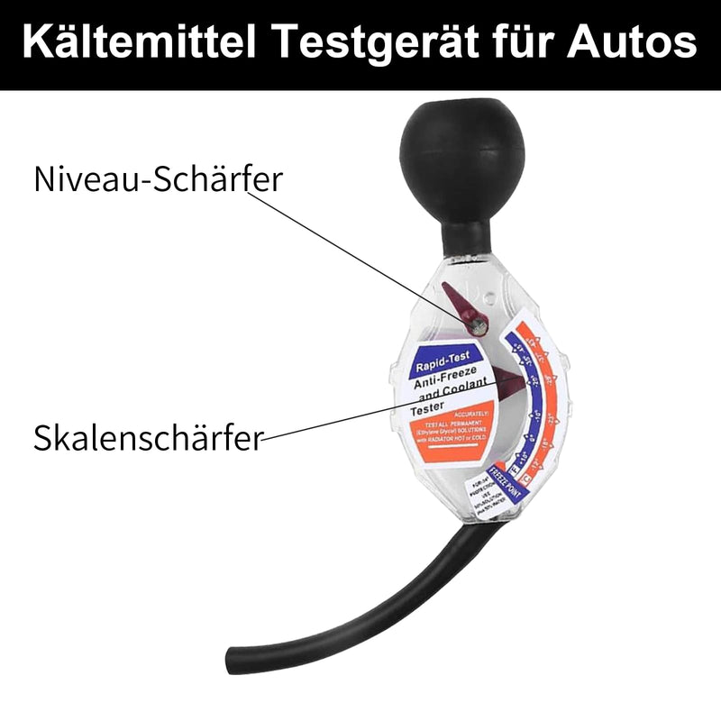 Antifreeze Tester, Coolant Tester, Quality Dial Type, Quick Test, Frost Protection, Densitometer, Coolant Tester, Accessories for Antifreeze Tester