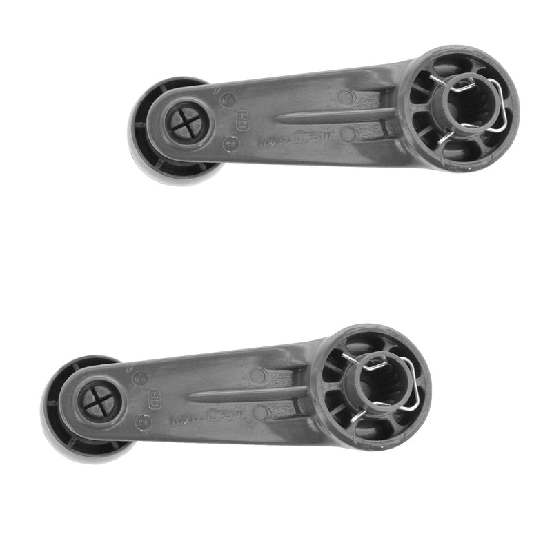 [Australia - AusPower] - TRQ Manual Window Crank Gray Pair Compatible with 4Runner Corolla Tercel 