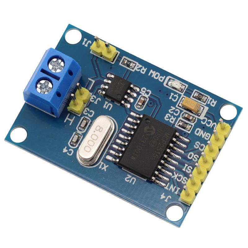 [Australia - AusPower] - Heevhas MCP2515 CAN Bus Module DC 5V TJA1050 Receiver Module SPI Controller Interface Card Behavior Module (Pack of 3) 