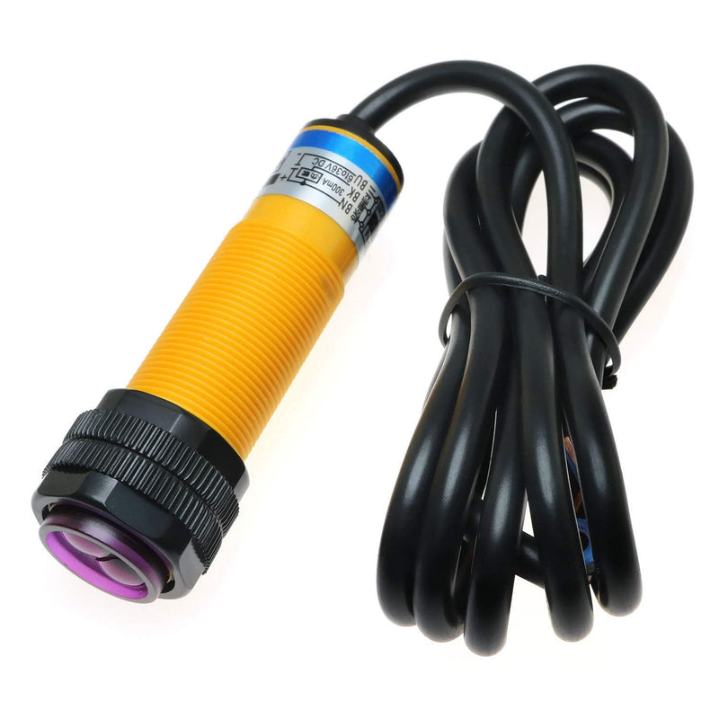[Australia - AusPower] - E-outstanding DC 6-36V 3 Wire NPN NO IR Photoelectric Sensor Switch 30cm Adjustable E3F-DS30C4 