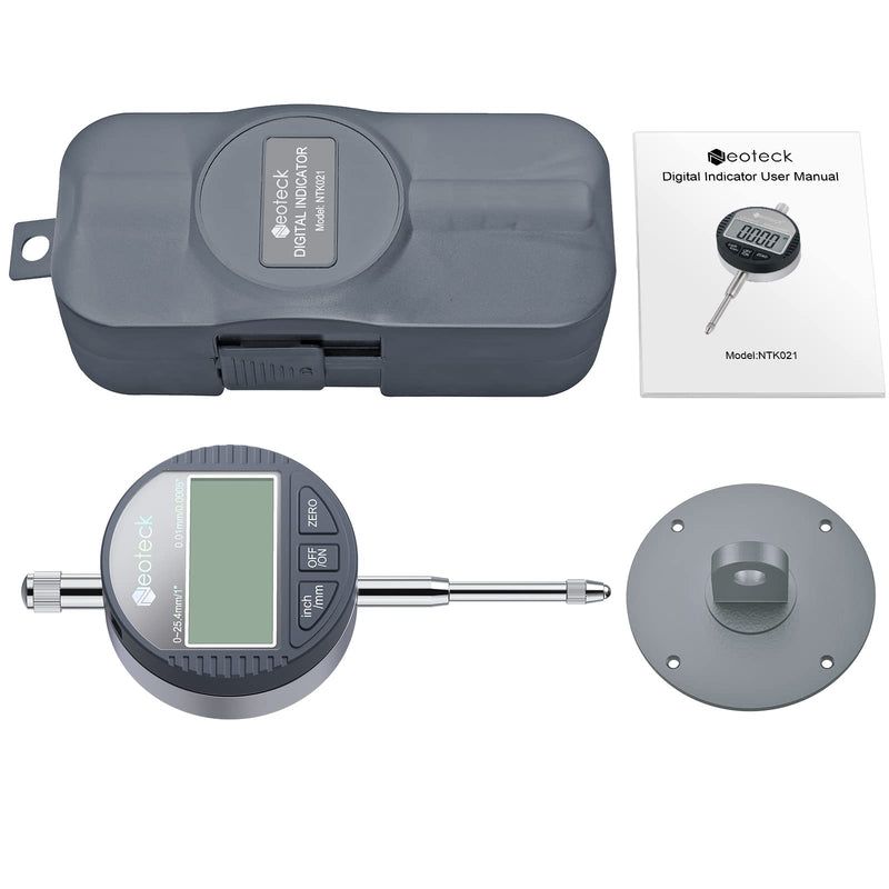 [Australia - AusPower] - Neoteck 1''/25.4mm | Digital Probe Indicator-Silver+Black 
