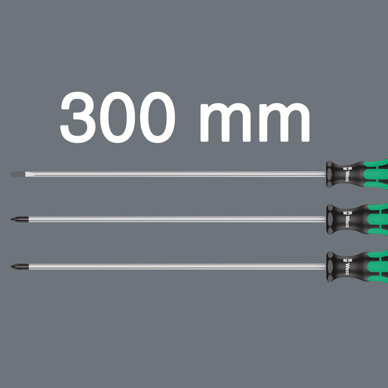 WERA - Kraftform L/S Screwdriver Set 3 Piece Pz Ph Sl Classic