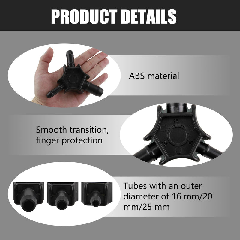 [Australia - AusPower] - Multi Calibrator/Deburring for Multilayer Pipes 16-20-25 mm, Calibrator Deburring for PEX-AL-PEX and Aluminium Composite Pipe, Calibrator Mandrel Plastic Precise for Pipe Calibration and Deburring 
