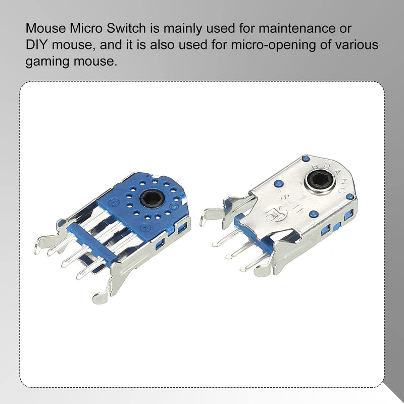[Australia - AusPower] - MECCANIXITY Mouse Wheel Encoder 11mm 300W Time Accurate Decoder Rotary Mouse Scroll Wheel Encoder 5 Pcs 