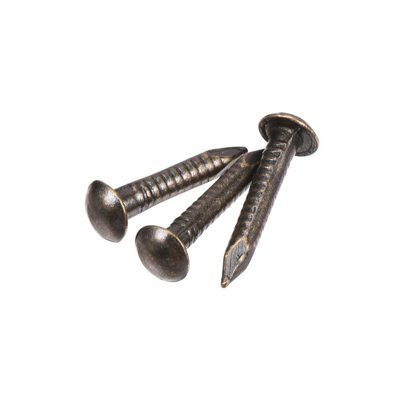[Australia - AusPower] - uxcell Small Tiny Brass Nails 1.5x10mm for DIY Wooden Hardware Accessories 50pcs Bronze Tone 