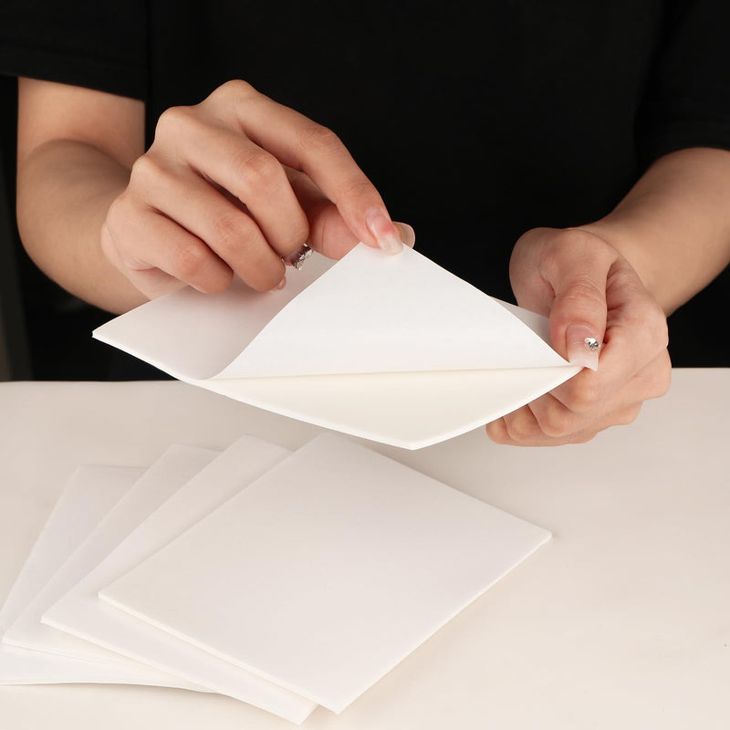 Briartw 10 Sheets 3D Double Sided Adhesive Foam Sheets for A2 Card,2mm Thickness,4.25x5.5inch,Add Depth, Dimension, and Detail to Your Projects,They Can Be Cut, Sliced, and Die Cut 4.25x5.5inch