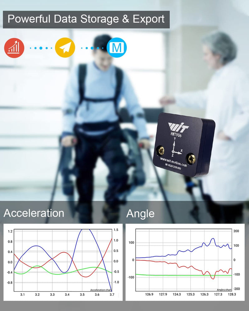 [Australia - AusPower] - [4-Array Military-Grade Accelerometer+Inclinometer] HWT906-TTL MPU-9250 9-axis Gyroscope+Angle(XY 0.05° Accuracy)+Digital Compass with Kalman Filter, Temperature& Magnetometer Compensation 