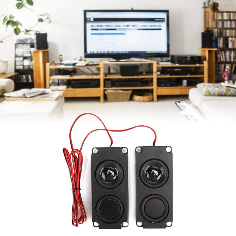 [Australia - AusPower] - Loudspeaker,8Ω 5W Portable Heavy Bass Audio Cavity 40mm Magnetic Dual Speaker for TV Monitor,High Sensitivity,Great Performance 