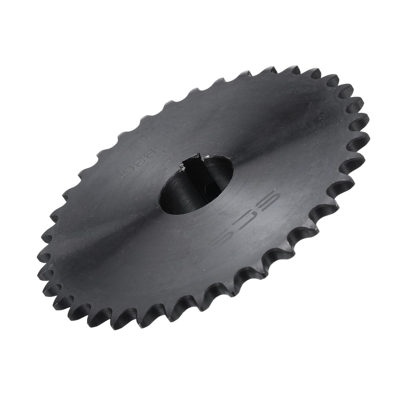 [Australia - AusPower] - uxcell #35 Chain Roller Sprocket B Type, 1" Bore 36 Tooth Single Strand Chain Sprocket, Carbon Steel, Keyway with Set Screws 