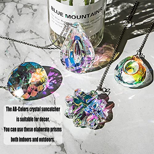 Rainbow Crystal Prisms Suncatchers for Window Indoor Hanging