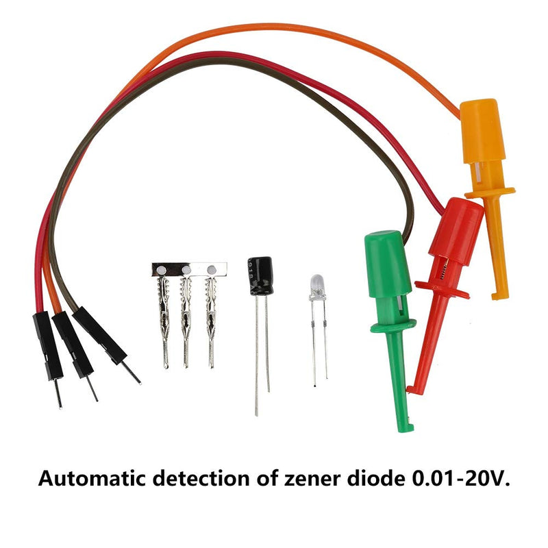 [Australia - AusPower] - Transistor Tester - Multifunction Test for TFT Transistor, Diode, Triode with TFT Graphic Display 