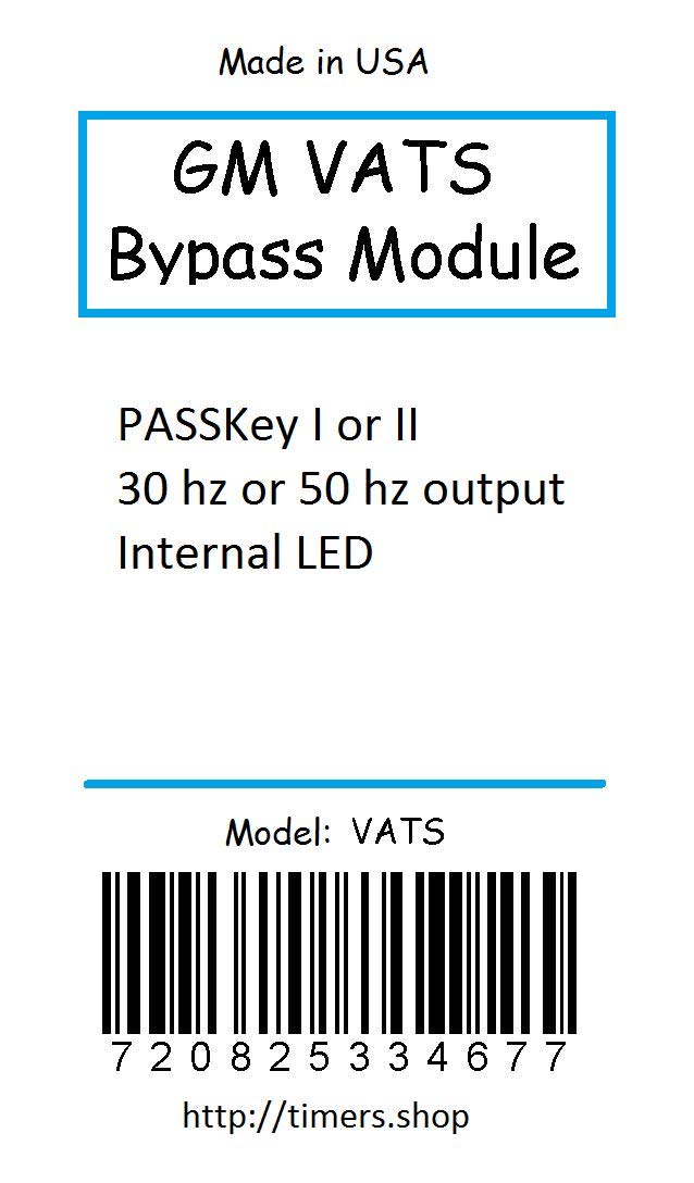 [Australia - AusPower] - GM VATS PASSkey II Bypass Module for LS1 and LT1 Painless 