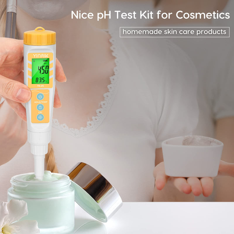 [Australia - AusPower] - YINMIK Food pH Meter with pH Storage Solution 