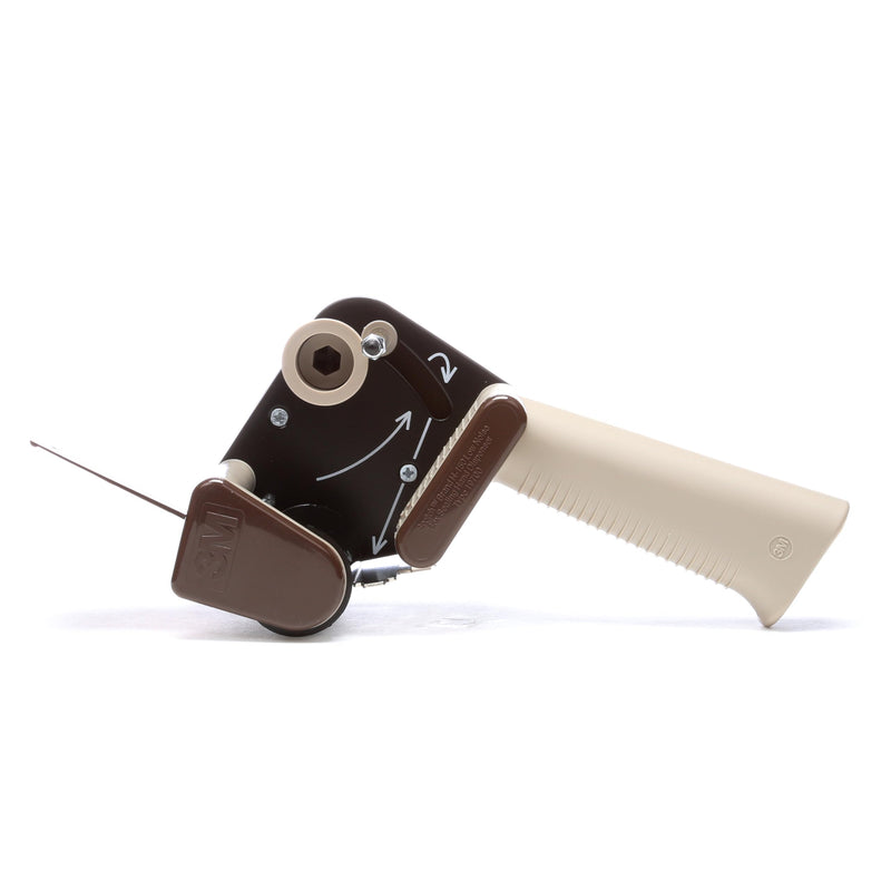 3M Scotch Low Noise Tape Dispenser H150 for Quiet or Recurrent Use, Pistol Grip Design, High-Impact Resistant, 2 in,Gray 2 inches