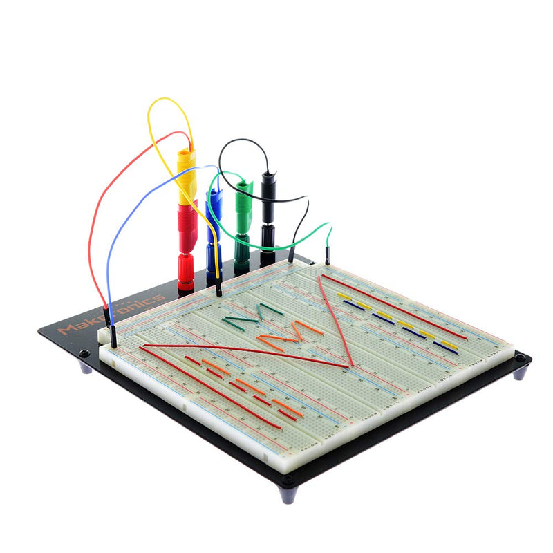 [Australia - AusPower] - 3220-Point Solderless Breadboard Black 
