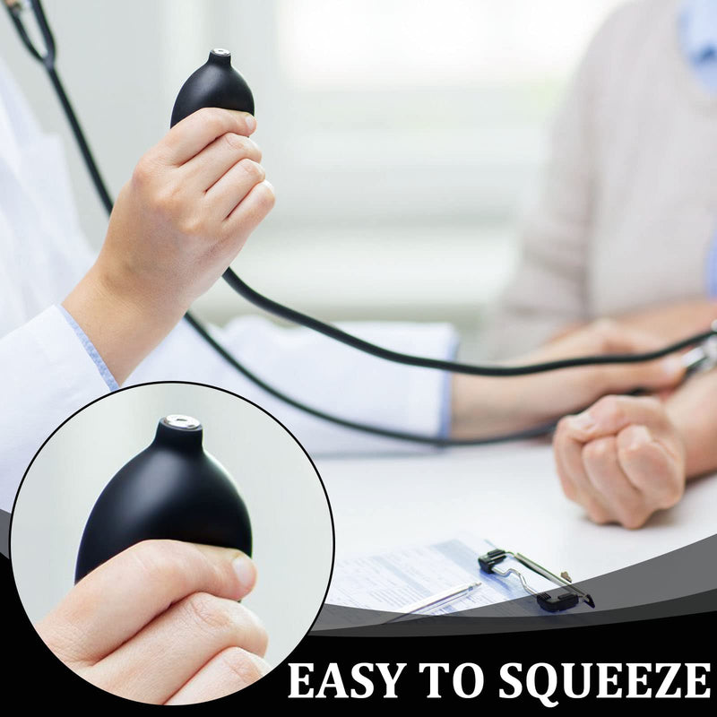 [Australia - AusPower] - 2 Set Blood Pressure Bulb Pump Replacement Rubber Inflation Bulb Adjustable Blood Pressure Pump Blood Pressure Monitor Manual Pump Blood Pressure Hand Pump with Tubing Air Valve for Sphygmomanometer 2 