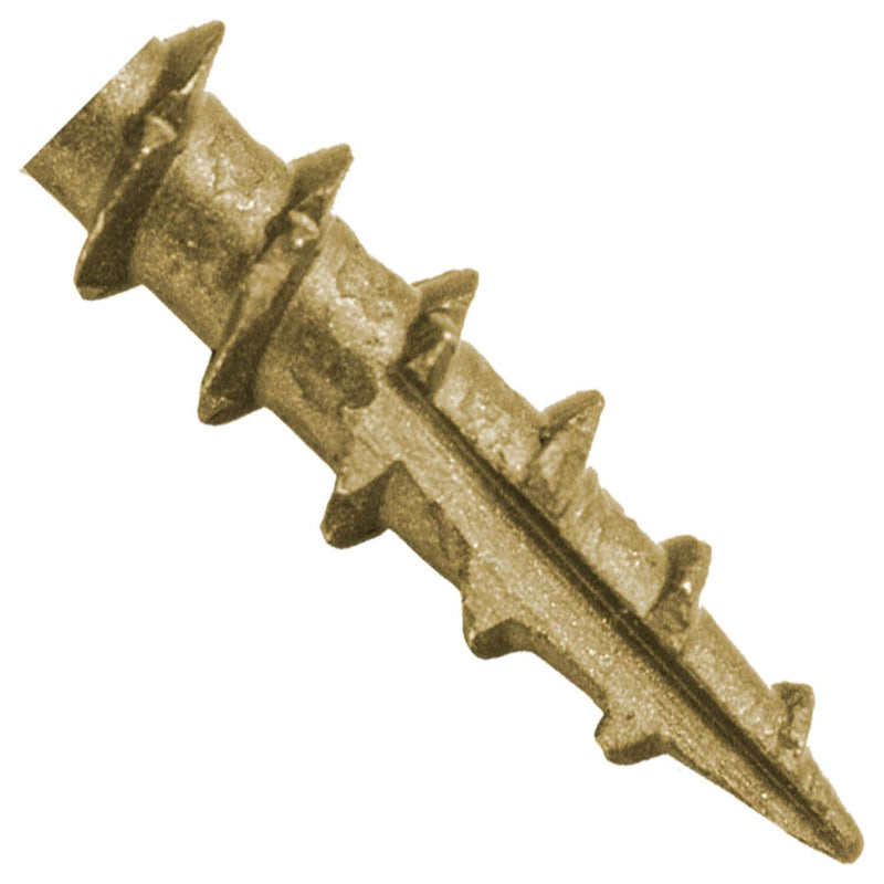 #8 x 1-1/4" Bronze Star Exterior Coated Modified Truss Head Cabinet Wood Screw Torx/Star Drive Head (1 POUND - ~183 Screws) - Multipurpose Exterior Coated Torx/Star Drive Wood Screws #8 x 1-1/4"- 1 lb ~183 Screws