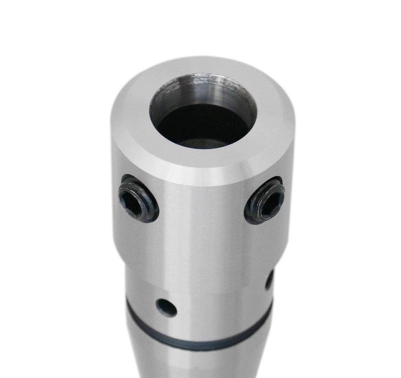 Accusize Industrial Tools R8 to 3/4'' Weldon Shank Arbor Adapter, Compatible with Annular Cutters for Bridgeport Milling Machines, Durable Construction, MC08-0034 | 7/16-20 Drawbar Thread, Spring Pilot Center, Includes Key, for Annular Cutters Used on ...