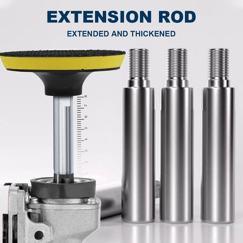 [Australia - AusPower] - Angle Grinder Extension Rod, Upgrade M10 Thread Polishing Machine Adapter Lever, Angle Grinder Extension Shaft for 100 Type Angle Grinder/Polisher (2 PCS) 2 Pcs 