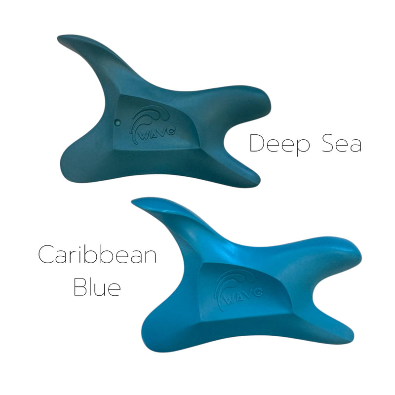 The Wave Tool, The Ultimate Soft Tissue Release Tool. Patented, Ergonomic Scraping and Massage Tool for Trigger Points, fascial Release, Muscle Aches, Pain, tendonitis, Scar Tissue, Athletic Recovery Deep Sea Teal