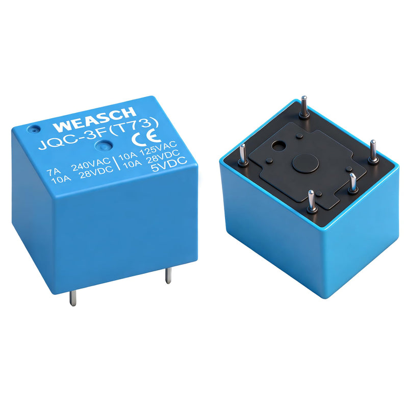 [Australia - AusPower] - 50Pcs PCB Power Relay JQC-3F(T73), DC 5V Coil, 7A 240VAC, SPDT, 5 Pins (50) 50 5VDC 