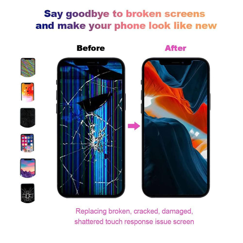[Australia - AusPower] - for iPhone 11 Screen Replacement 6.1”, 3D Touch Screen LCD Display Digitizer for A2111, A2223, A2221 with Repair Tools Kit + Screen Protoctor (11 LCD) for iPhone 11 
